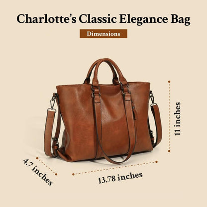 Klasikinė elegancija Charlotte | Vintage Tot rankinė