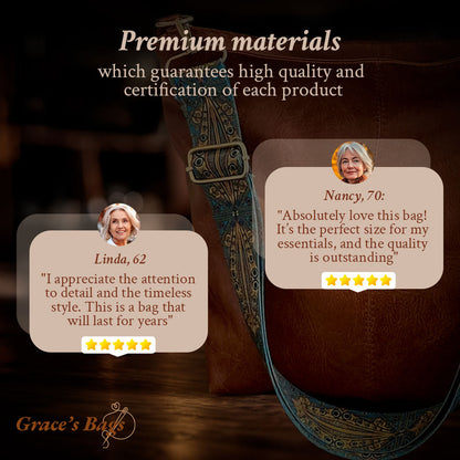 Elena's Vintage Charm | Elegantiška vintage odinė pečių rankinė