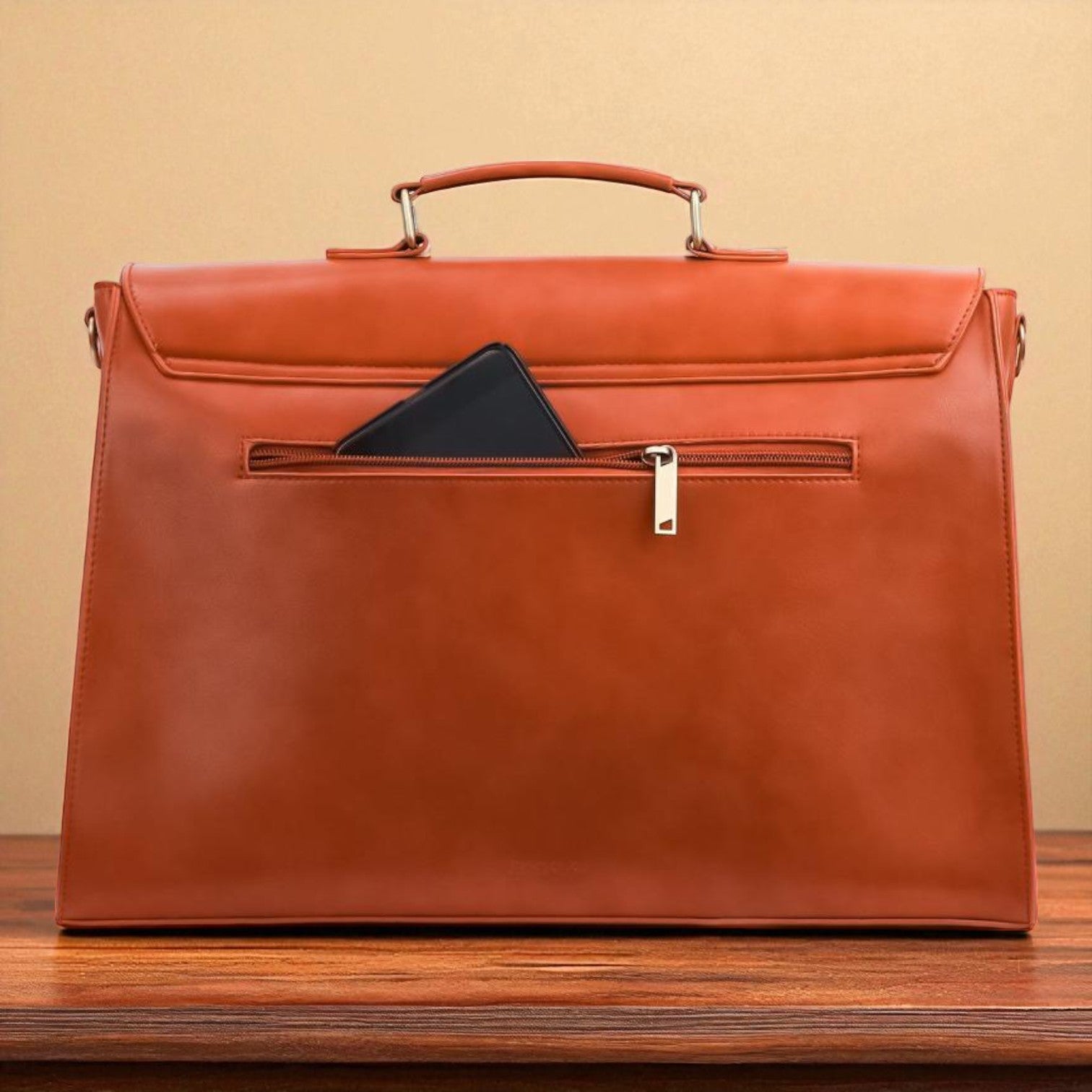 Stilinga moteriška kuprinė su papuošalu šleifo formos